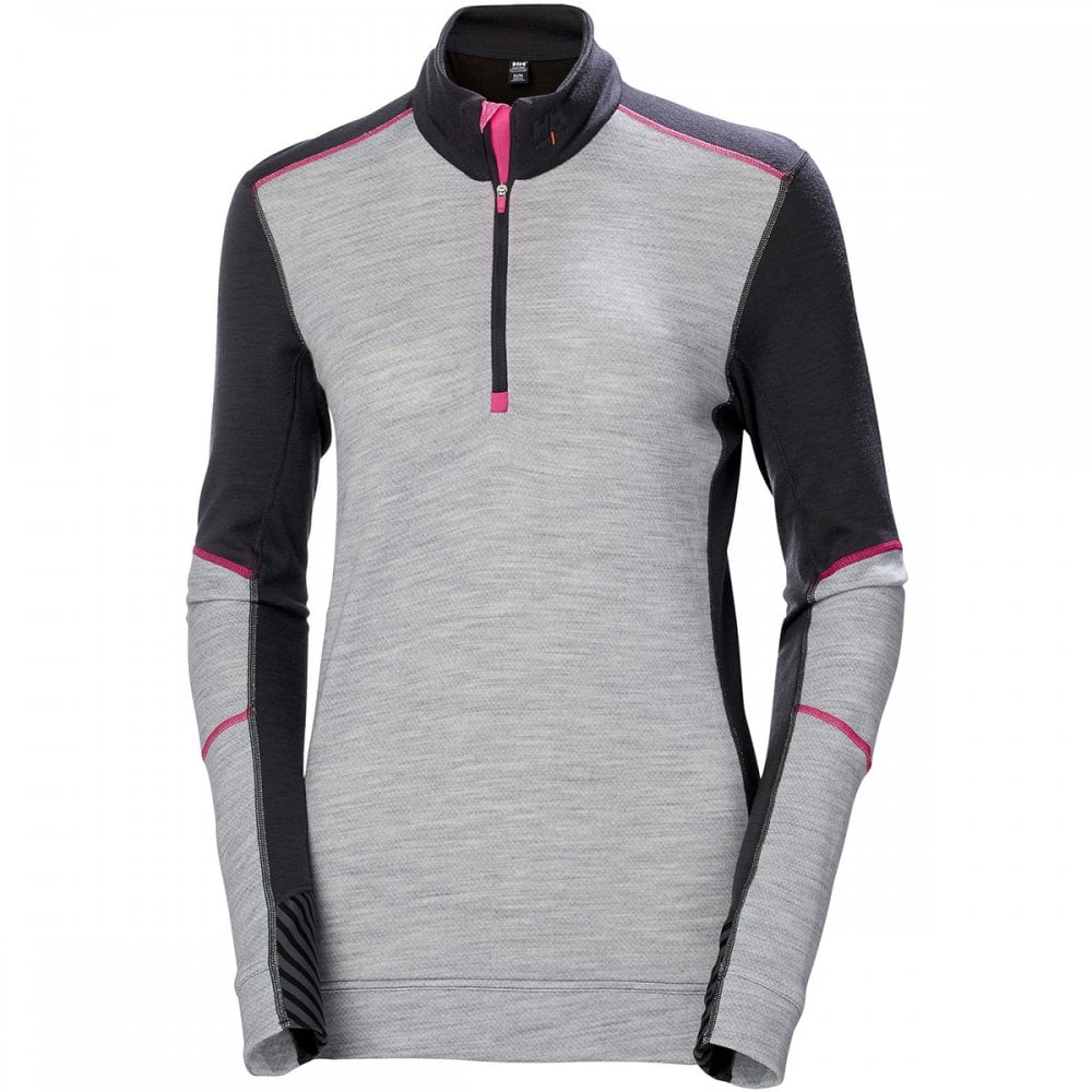 75210 Womens HH Lifa Merino Half Zip