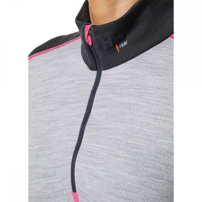 75210 Womens HH Lifa Merino Half Zip