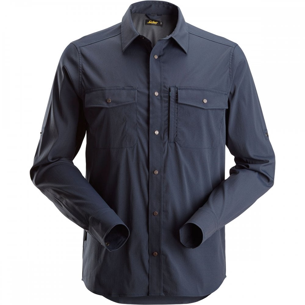 8521 LiteWork Wicking Long Sleeve Shirt