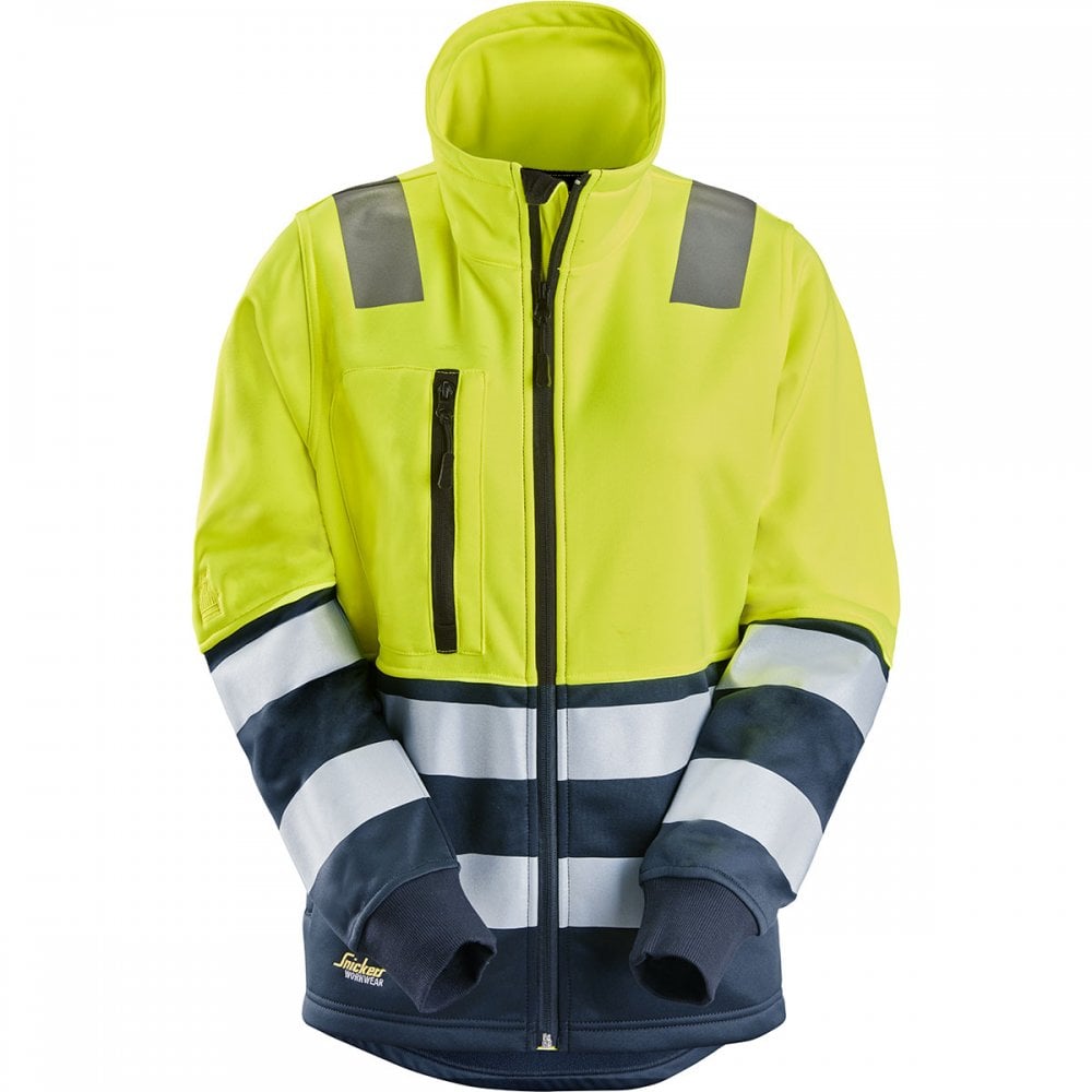 8073 Womens High-Vis Class 2 Full Zip Jacket