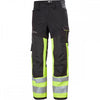 77420 Alna 2.0 Hi Vis Work Trousers Class 1 Yellow/Ebony 30" 35.5" *One Size Only - Outlet Store*