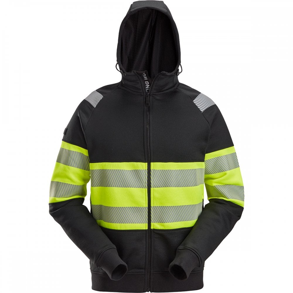 2838 High-Vis Class 1 Full Zip Hoodie