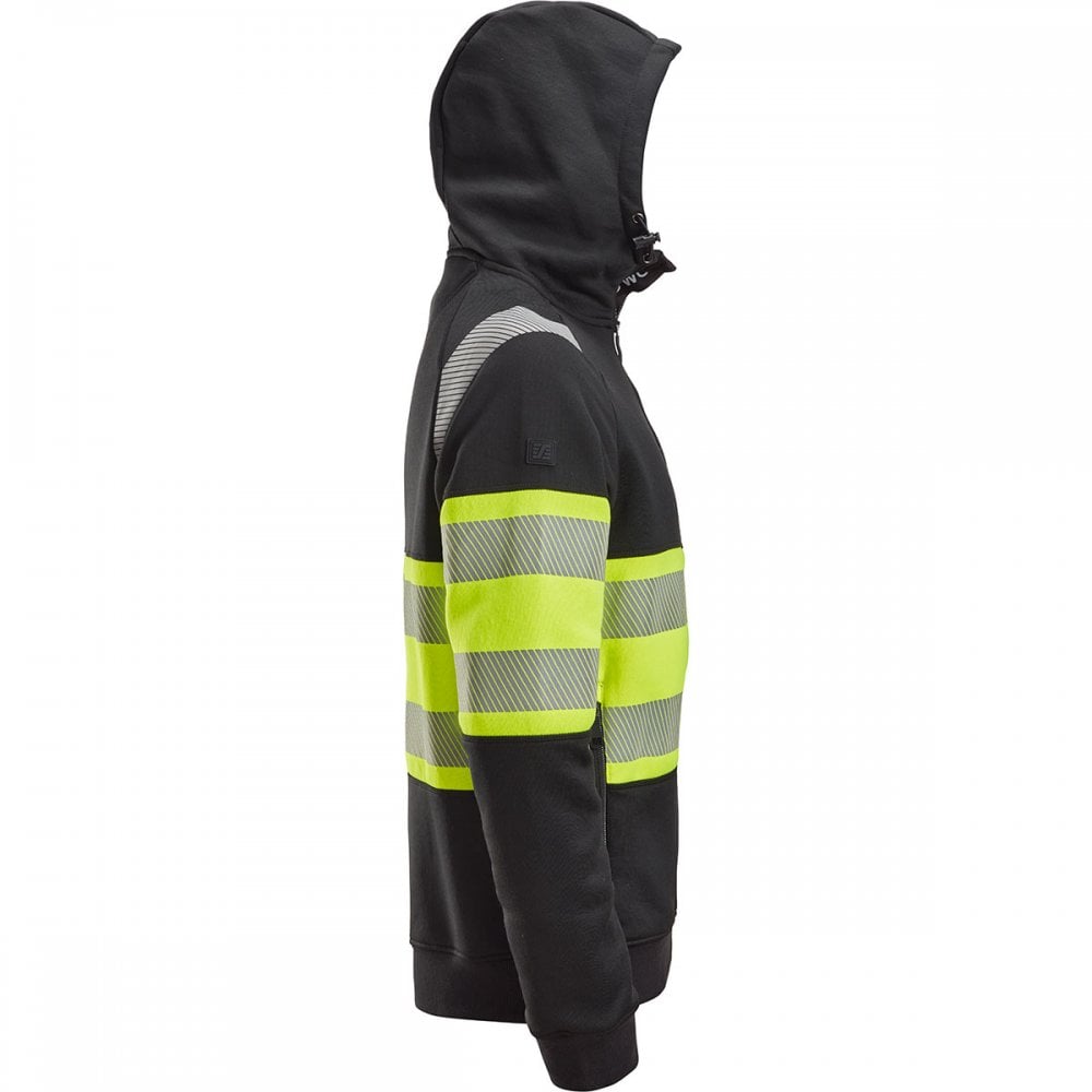 2838 High-Vis Class 1 Full Zip Hoodie