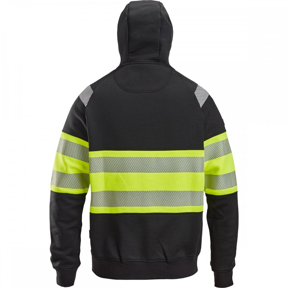 2838 High-Vis Class 1 Full Zip Hoodie