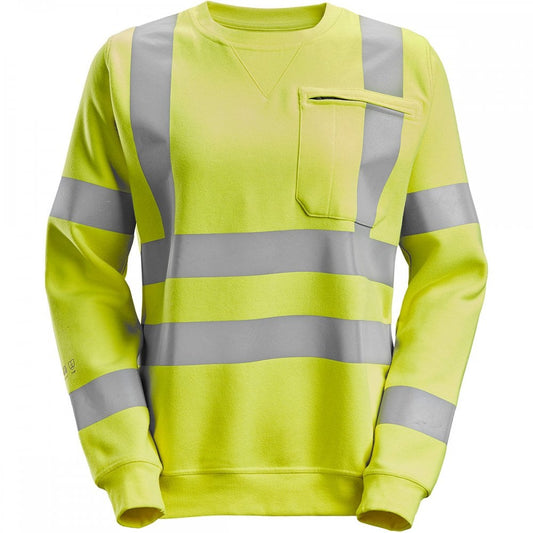 2876 Womens Protecwork Sweatshirt High-Vis Class 3/2