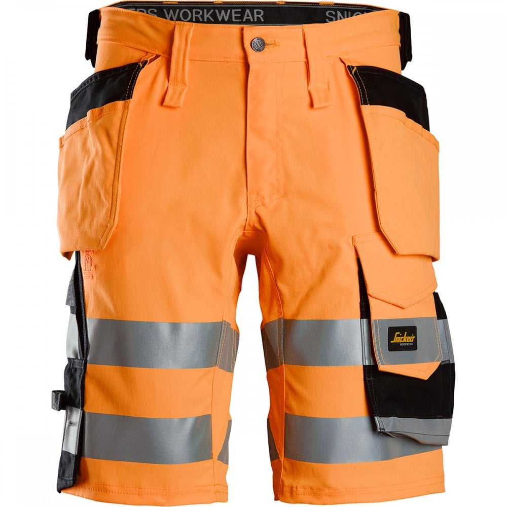 6135 STRETCH High-Vis Class 1 Stretch Shorts Holster Pockets