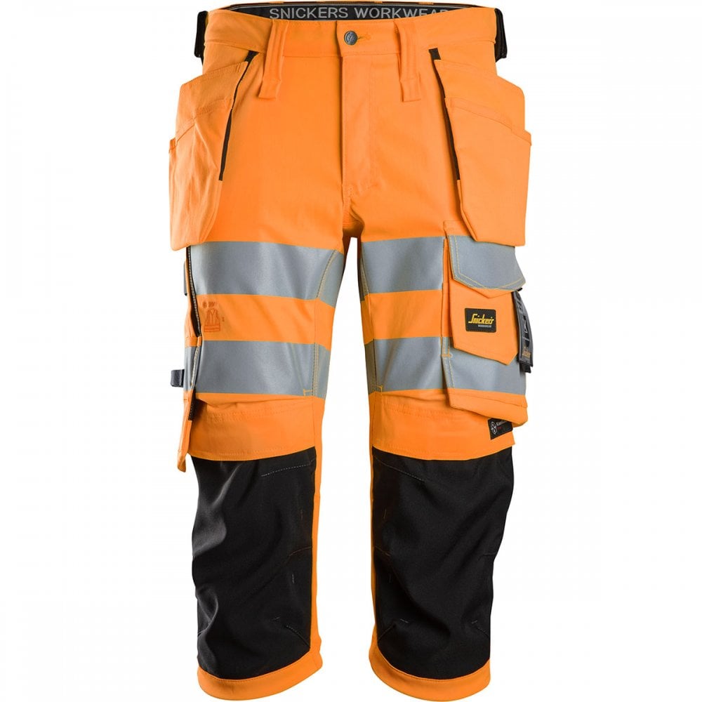 6138 High-Vis Class 1/2 Stretch Pirate Shorts Holster Pockets