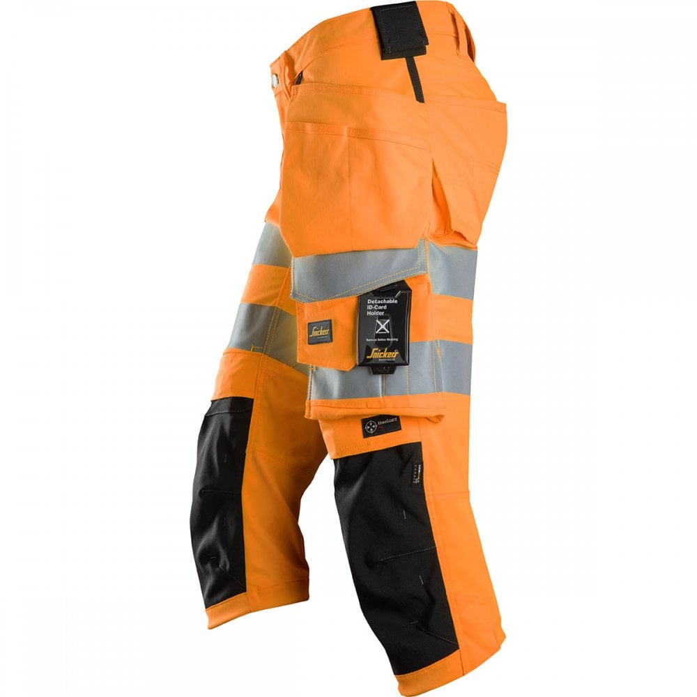 6138 High-Vis Class 1/2 Stretch Pirate Shorts Holster Pockets