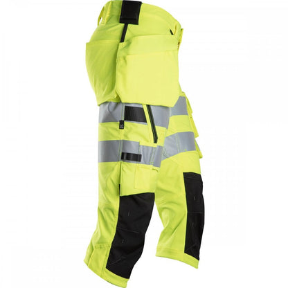 6138 High-Vis Class 1/2 Stretch Pirate Shorts Holster Pockets