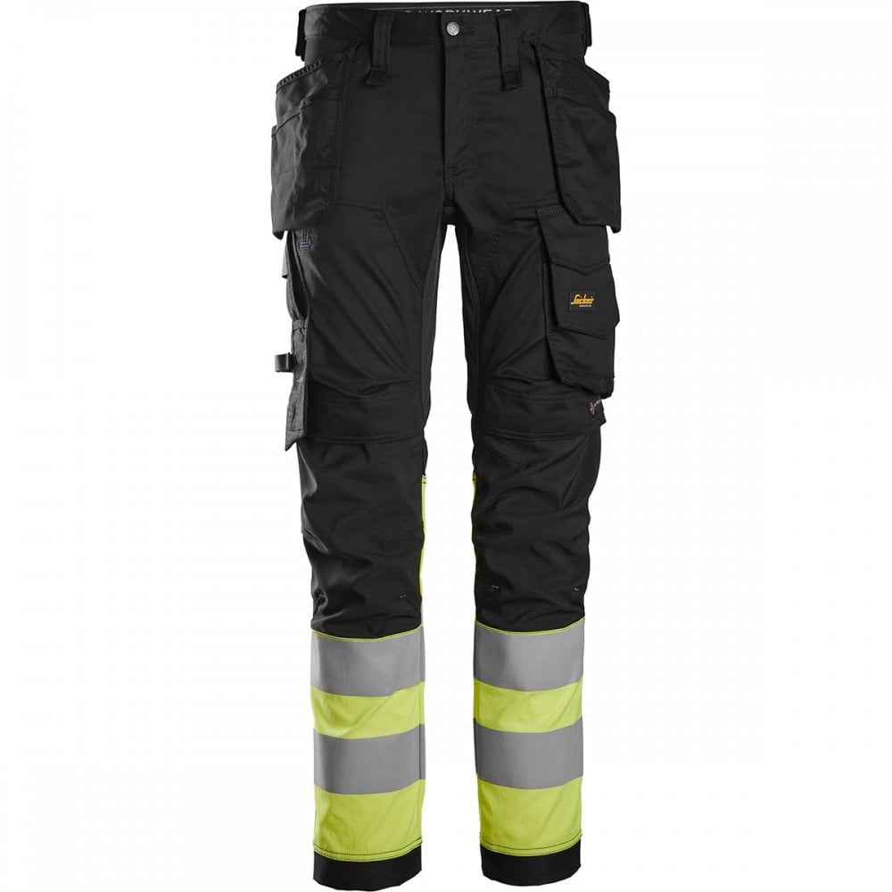 6234 High-Vis Class 1 Stretch Trousers Holster Pockets