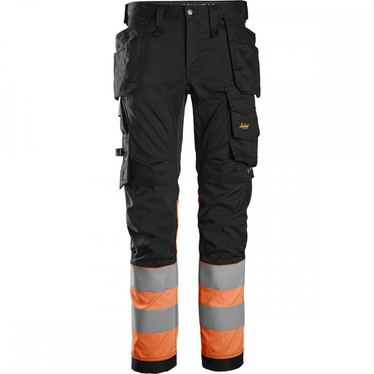 6234 High-Vis Class 1 Stretch Trousers Holster Pockets