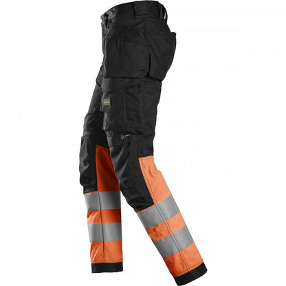 6234 High-Vis Class 1 Stretch Trousers Holster Pockets