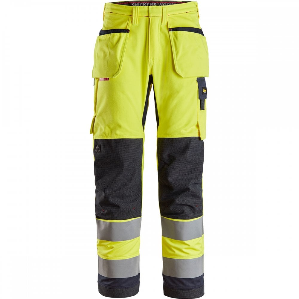 6260 ProtecWork Work Trousers Holster Pockets High-Vis Class 2