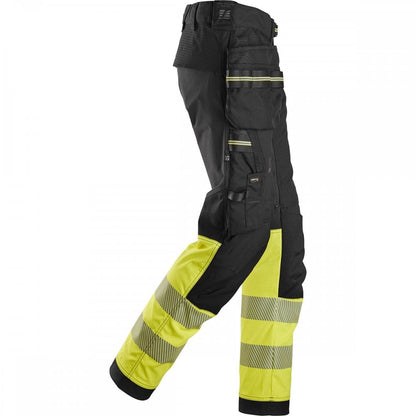 6934 High-Vis Class 1 Stretch Work Trousers Holster Pockets