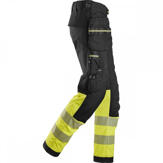 6934 High-Vis Class 1 Stretch Work Trousers Holster Pockets