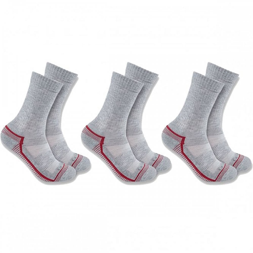 SC6423W Womens Force Midweight Crew Sock 3 Pack