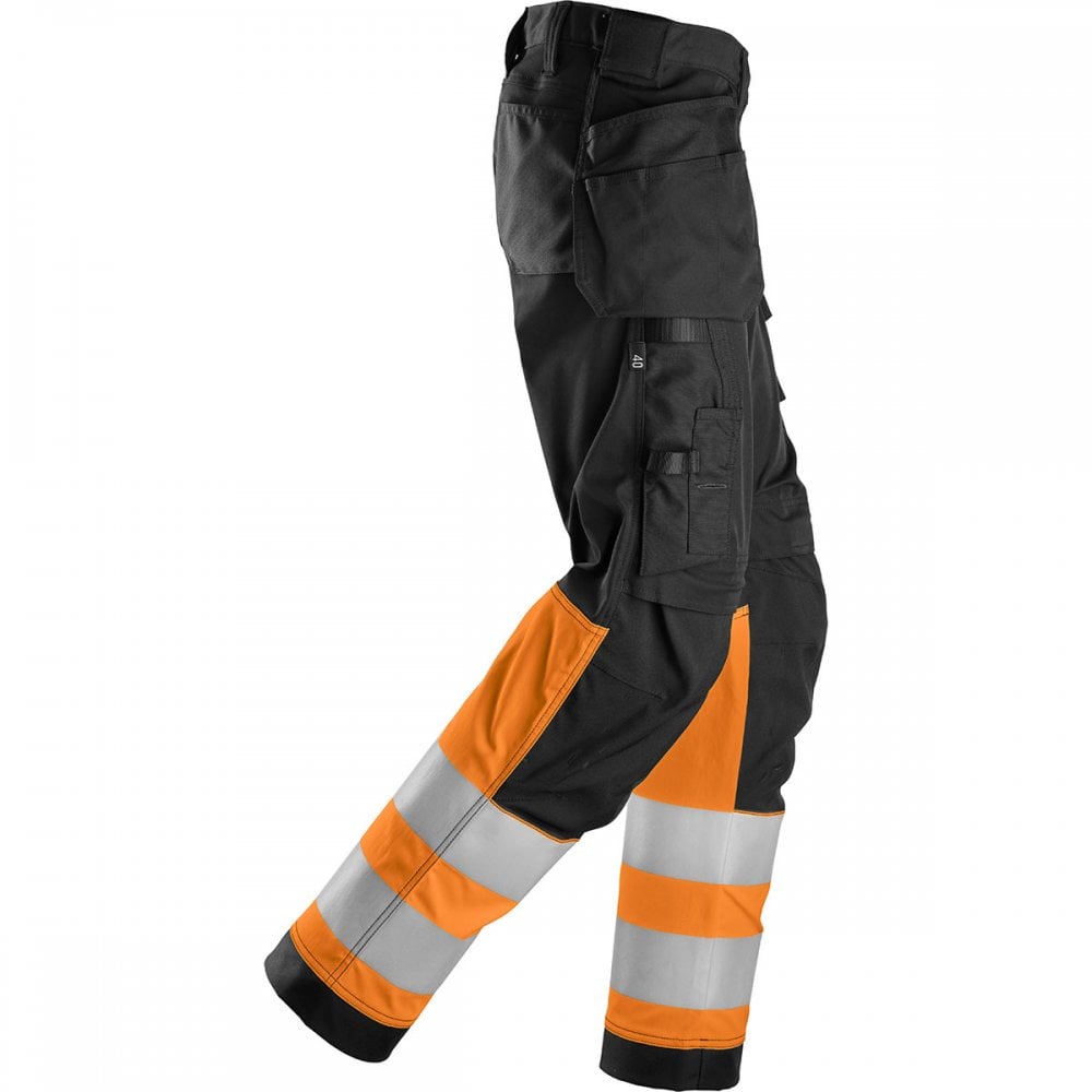 6734 Womens High-Vis Class 1 Stretch Trouser Holster Pockets