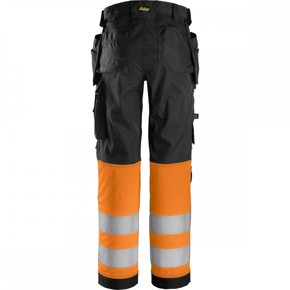 6734 Womens High-Vis Class 1 Stretch Trouser Holster Pockets