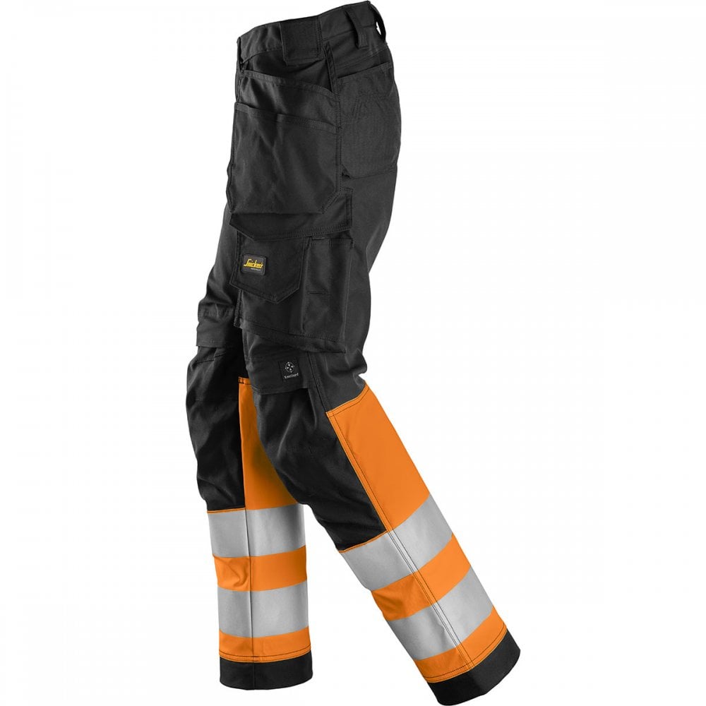 6734 Womens High-Vis Class 1 Stretch Trouser Holster Pockets