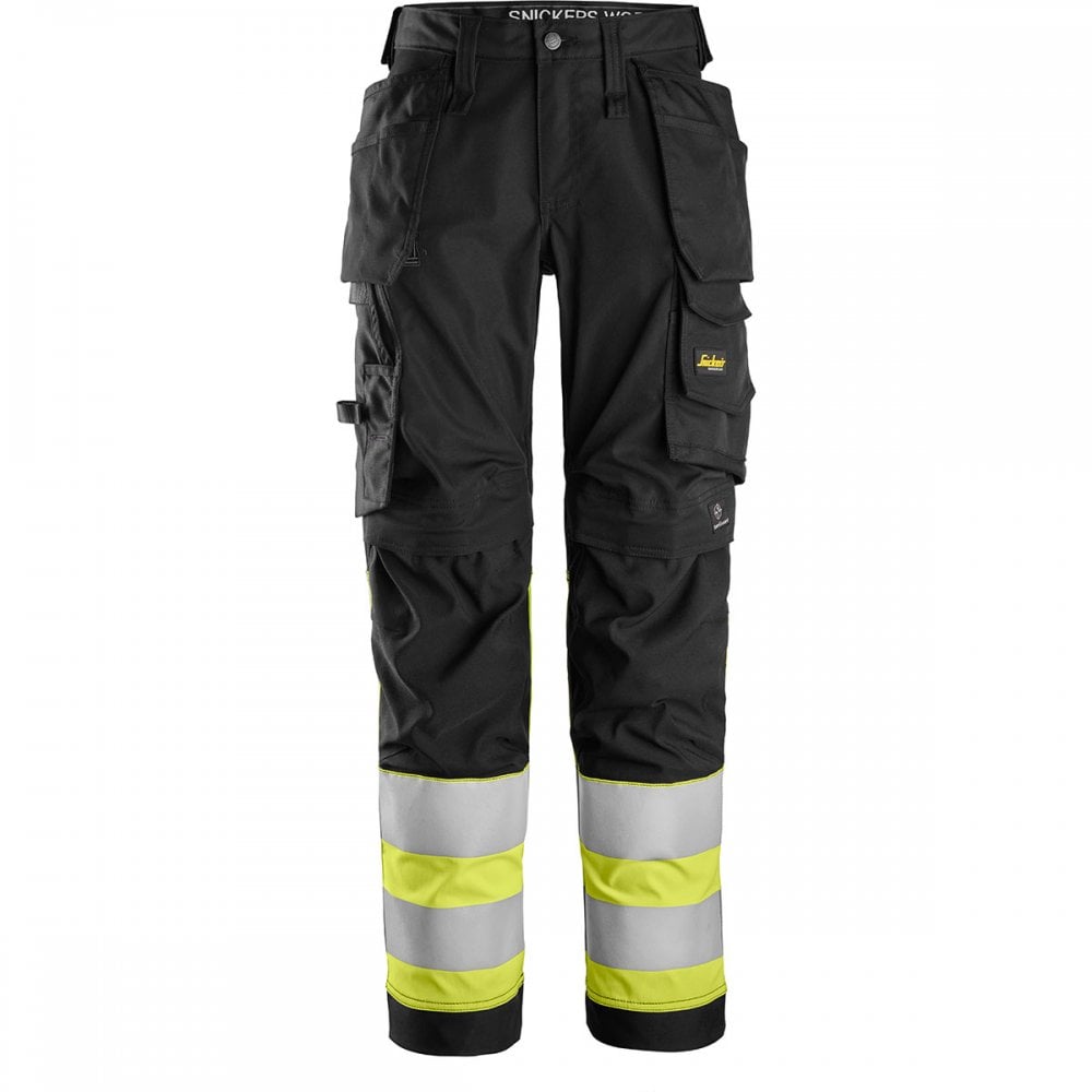 6734 Womens High-Vis Class 1 Stretch Trouser Holster Pockets