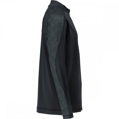 22681 T-shirt, long-sleeved, with half zip