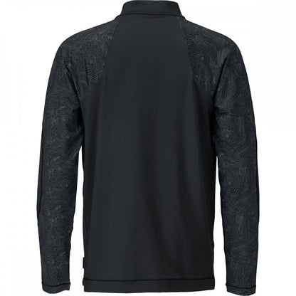 22681 T-shirt, long-sleeved, with half zip