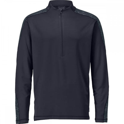 22681 T-shirt, long-sleeved, with half zip