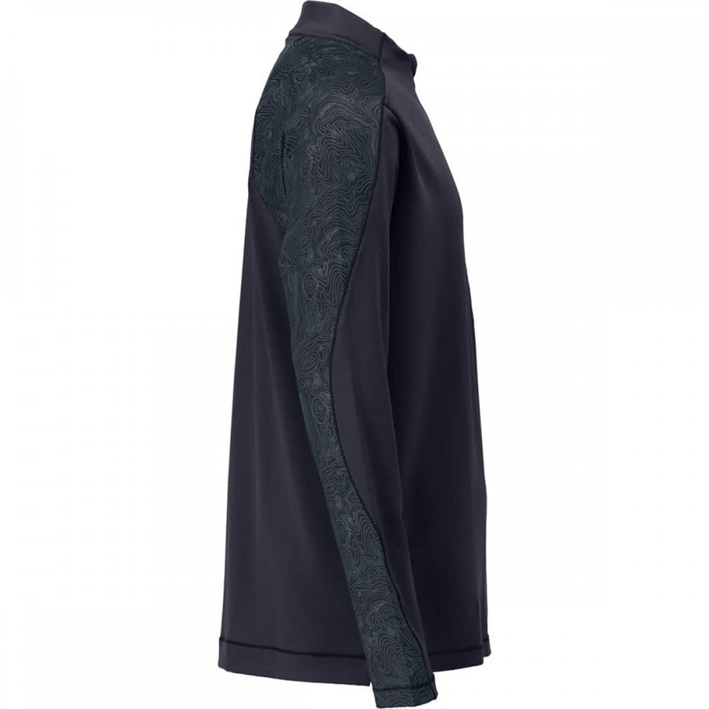 22681 T-shirt, long-sleeved, with half zip