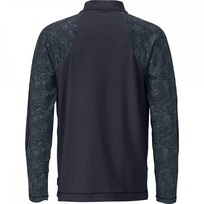 22681 T-shirt, long-sleeved, with half zip