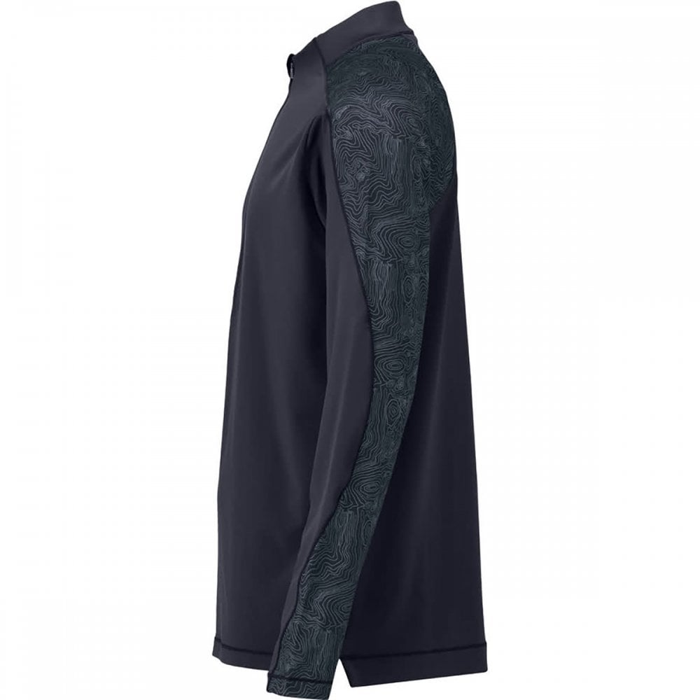 22681 T-shirt, long-sleeved, with half zip