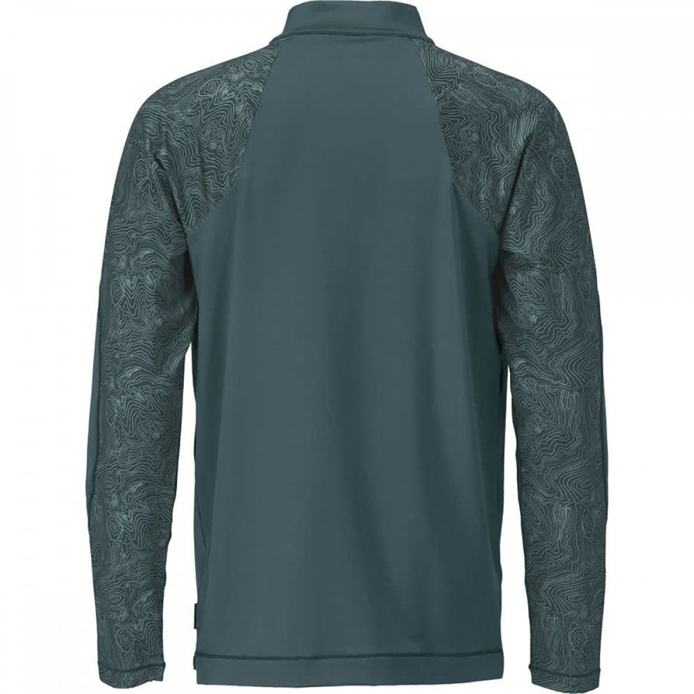 22681 T-shirt, long-sleeved, with half zip