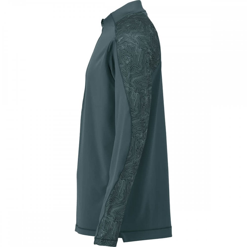 22681 T-shirt, long-sleeved, with half zip
