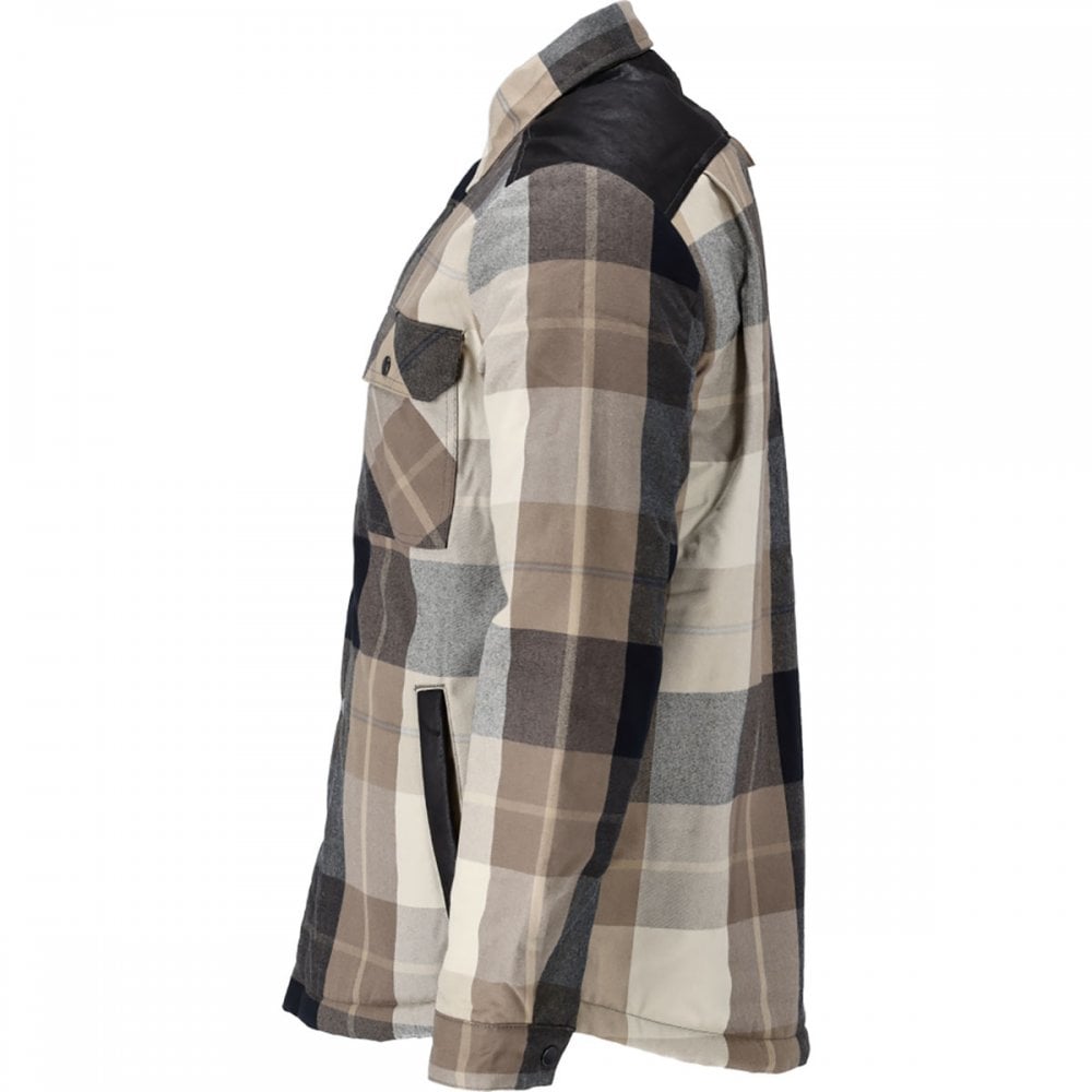 23104 Flannel shirt with pile lining