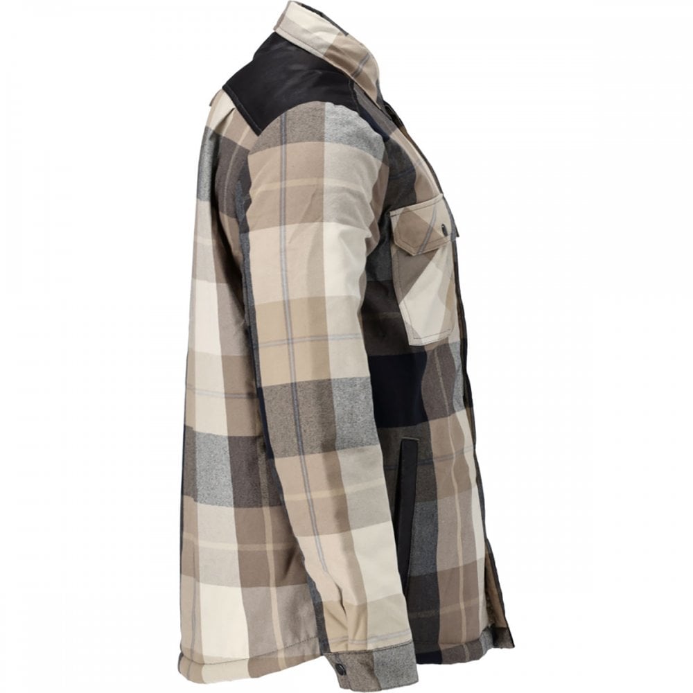 23104 Flannel shirt with pile lining