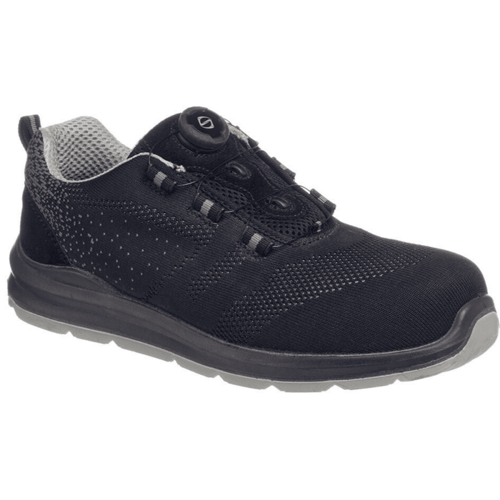 FT08 Compositelite Wire Lace Safety Trainer Knit S1P UK10 - EU44 - US11 Black/Grey *One Size Only - Outlet Store*