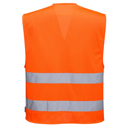 C374 Hi-Vis Mesh Two Band Vest