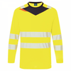 DX416 DX4 Hi-Vis T-Shirt Long Sleeve Yellow/Black M *One Size Only - Outlet Store*