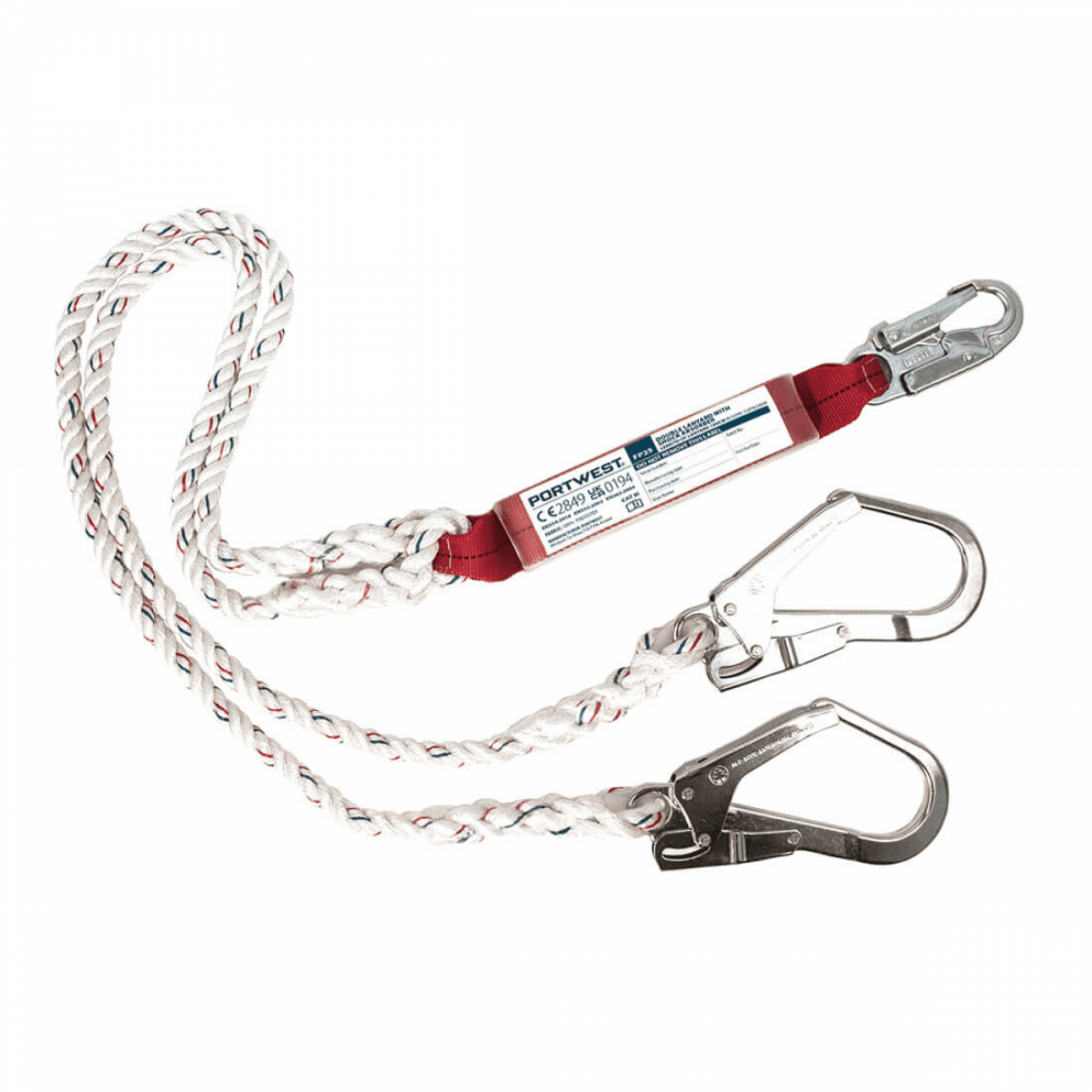 FP25 Double 1.8m Lanyard With Shock Absorber
