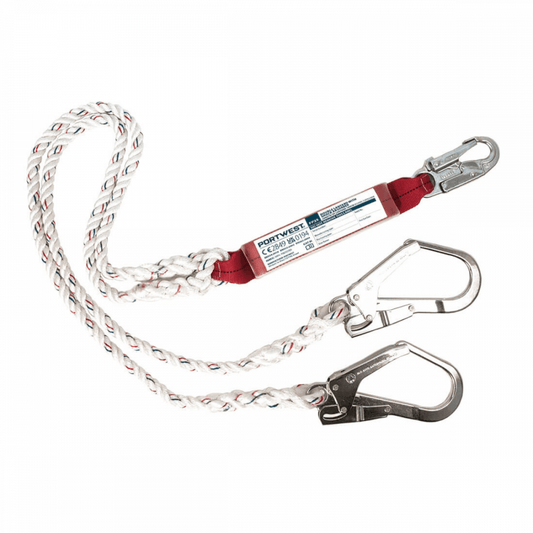FP25 Double 1.8m Lanyard With Shock Absorber