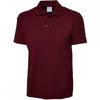 UC114 Mens Active Cotton Poloshirt Maroon 3XL *One Size Only - Outlet Store*