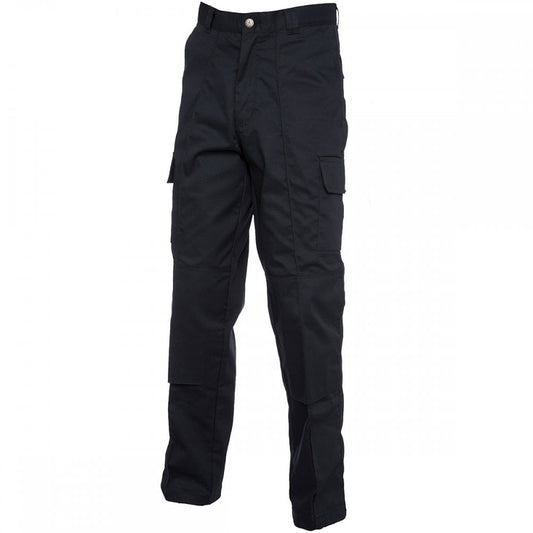 UC904 Cargo Trouser with Knee Pad Pockets Black 31" 50" *One Size Only - Outlet Store*