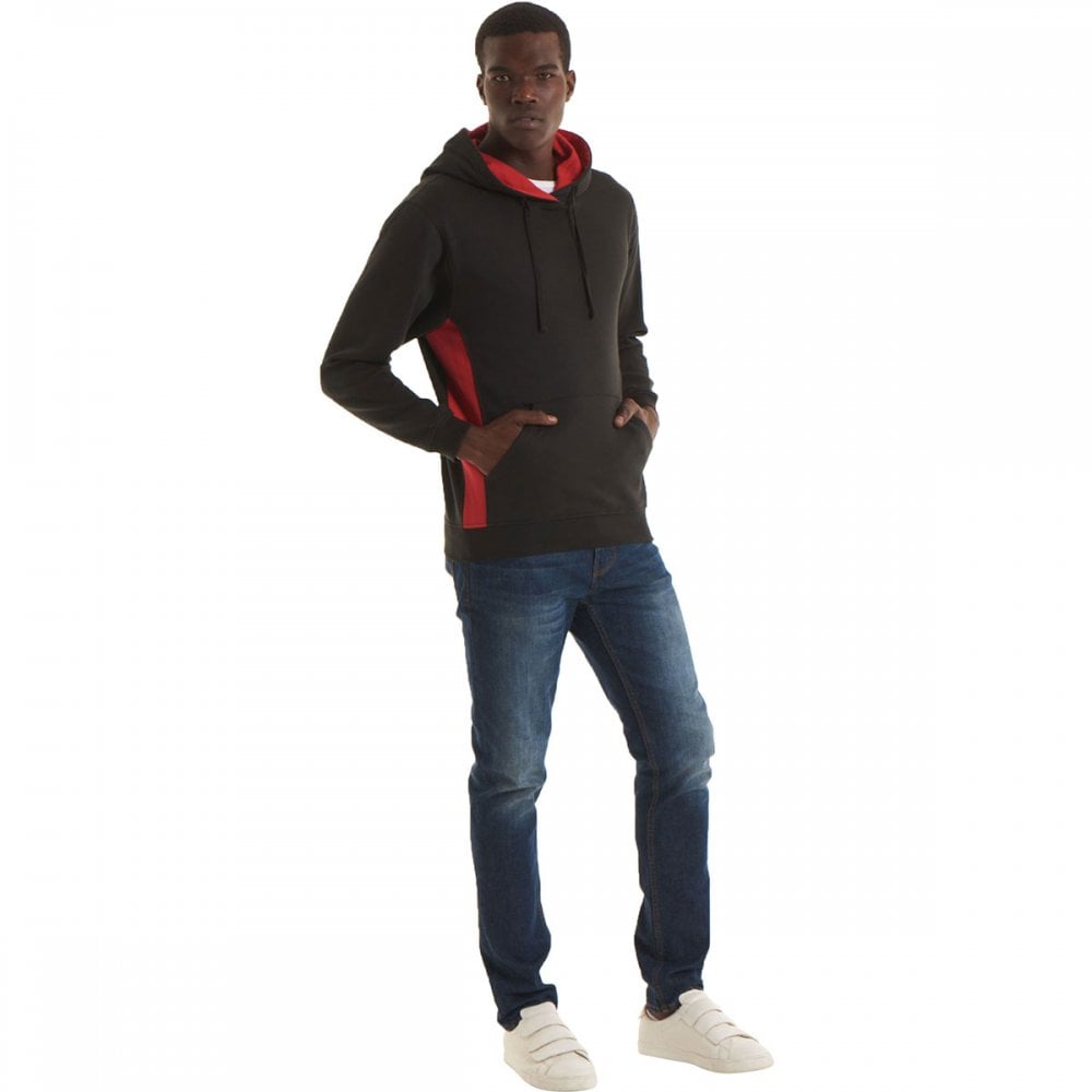 UC517 Two Tone Hooded Sweatshirt