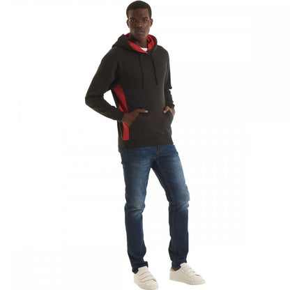 UC517 Two Tone Hooded Sweatshirt