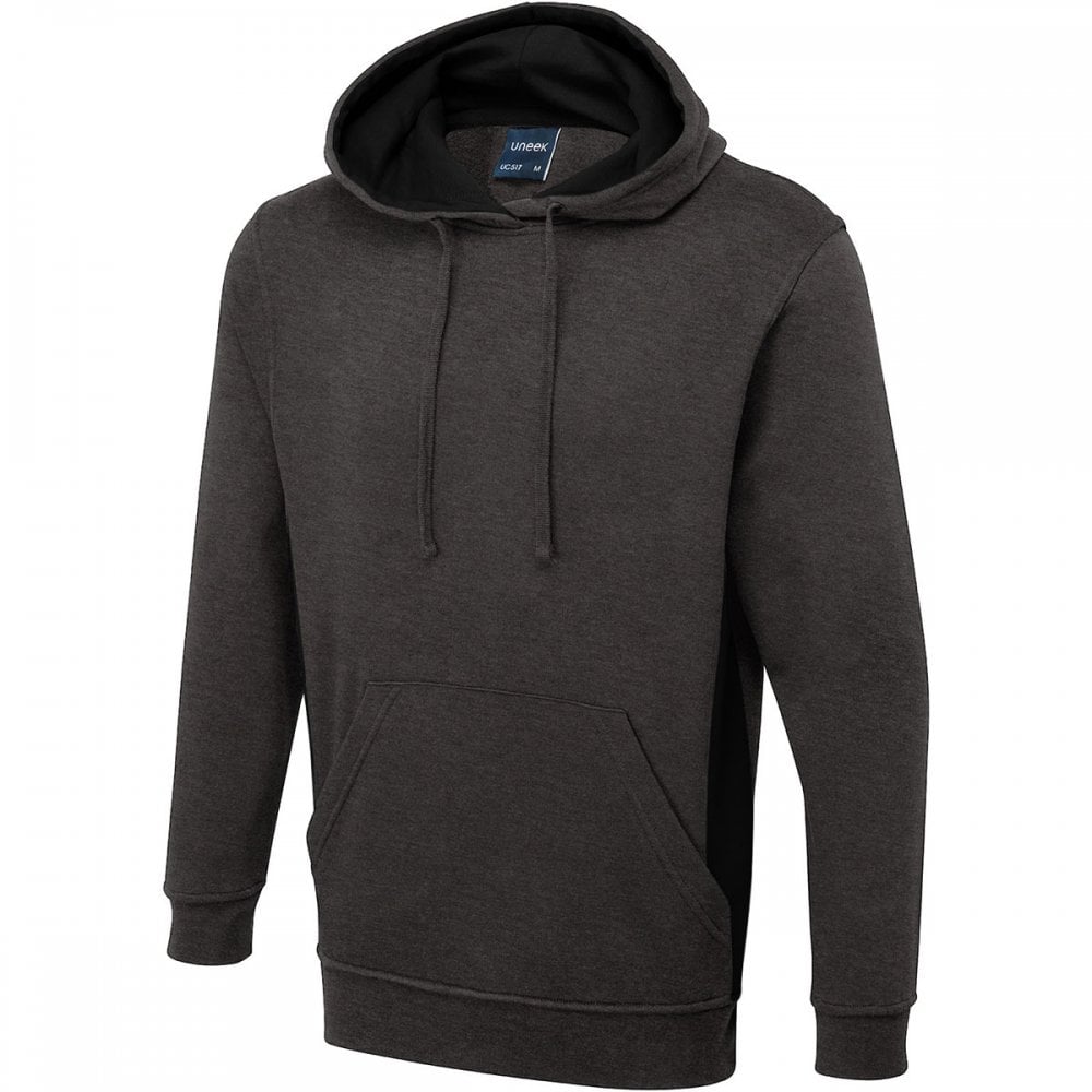 UC517 Two Tone Hooded Sweatshirt