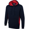 UC517 Two Tone Hooded Sweatshirt