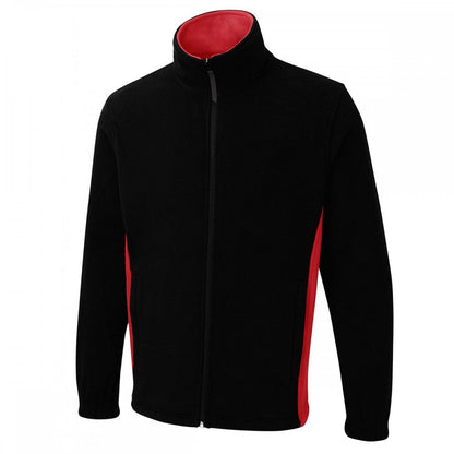 UC617 Two Tone Full Zip Fleece Jacket