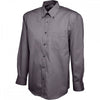 UC701 Mens Pinpoint Oxford Full Sleeve Shirt Charcoal 18.5" *One Size Only - Outlet Store*