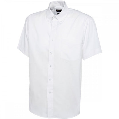 UC702 Mens Pinpoint Oxford Half Sleeve Shirt