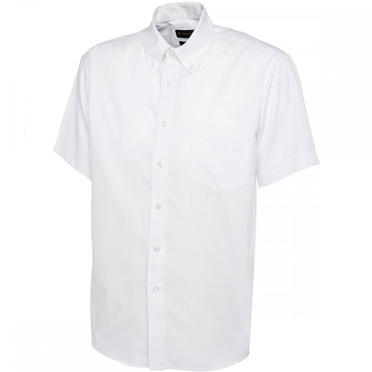 UC702 Mens Pinpoint Oxford Half Sleeve Shirt
