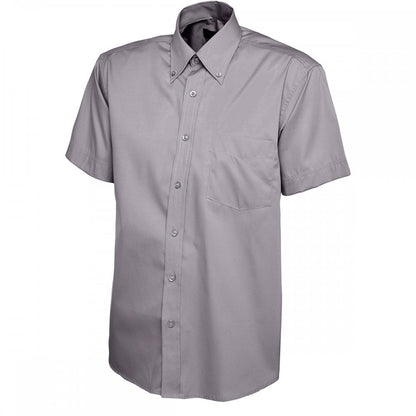 UC702 Mens Pinpoint Oxford Half Sleeve Shirt